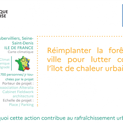 Etude ADEME : Îlots de fraîcheur Etude ADEME : Îlots de fraîcheur